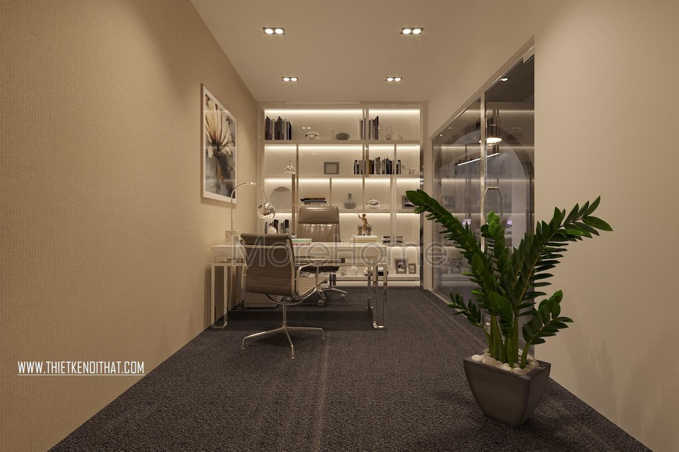 Thiết kế nội thất văn phòng Saffron Thanh Xuân